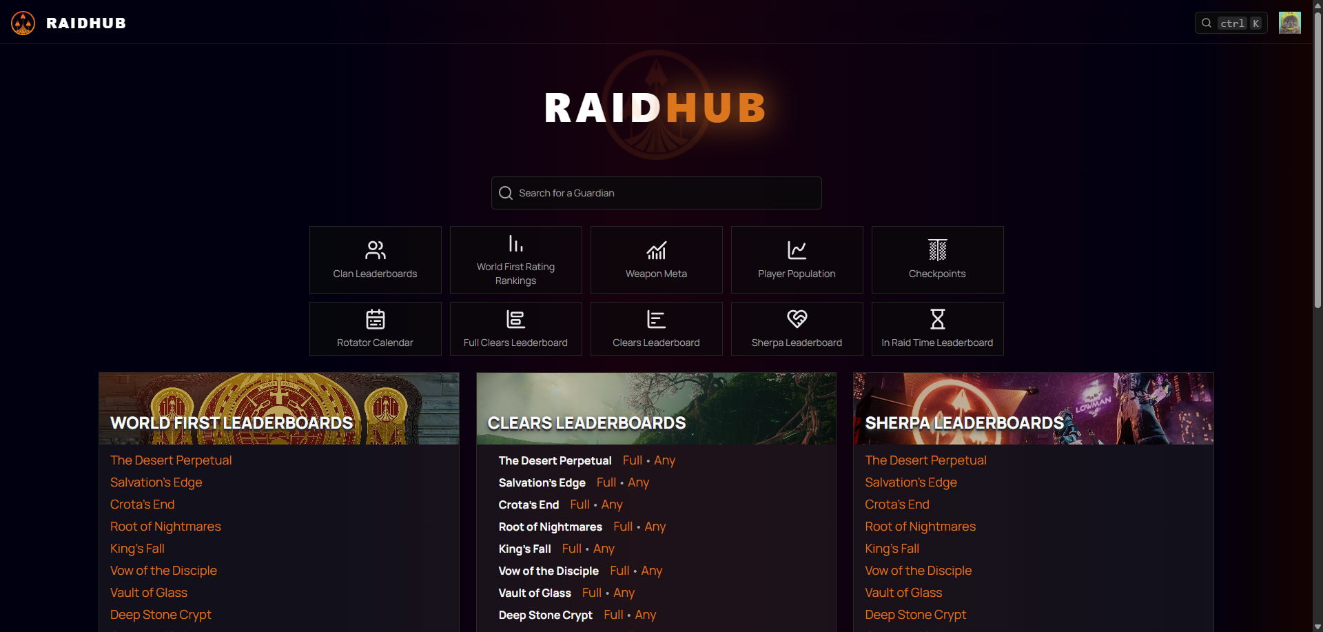 Raid Hub preview